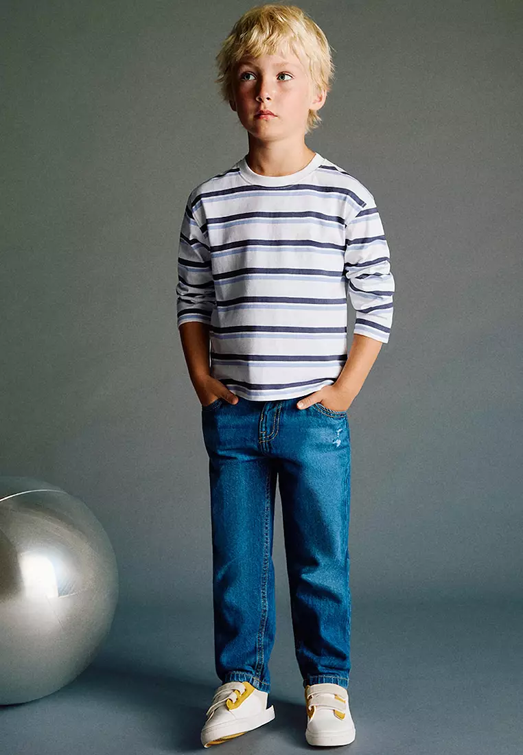 Striped Cotton T-Shirt