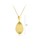 Glamorousky silver Fashion Elegant Plated Gold Water Drop Pendant with Necklace 85E23AC40DE978GS_2