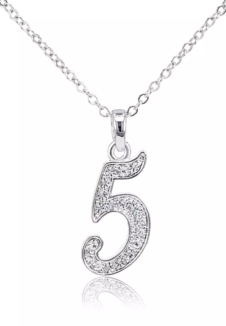 Personalised Collection Numeric Necklace - No.5