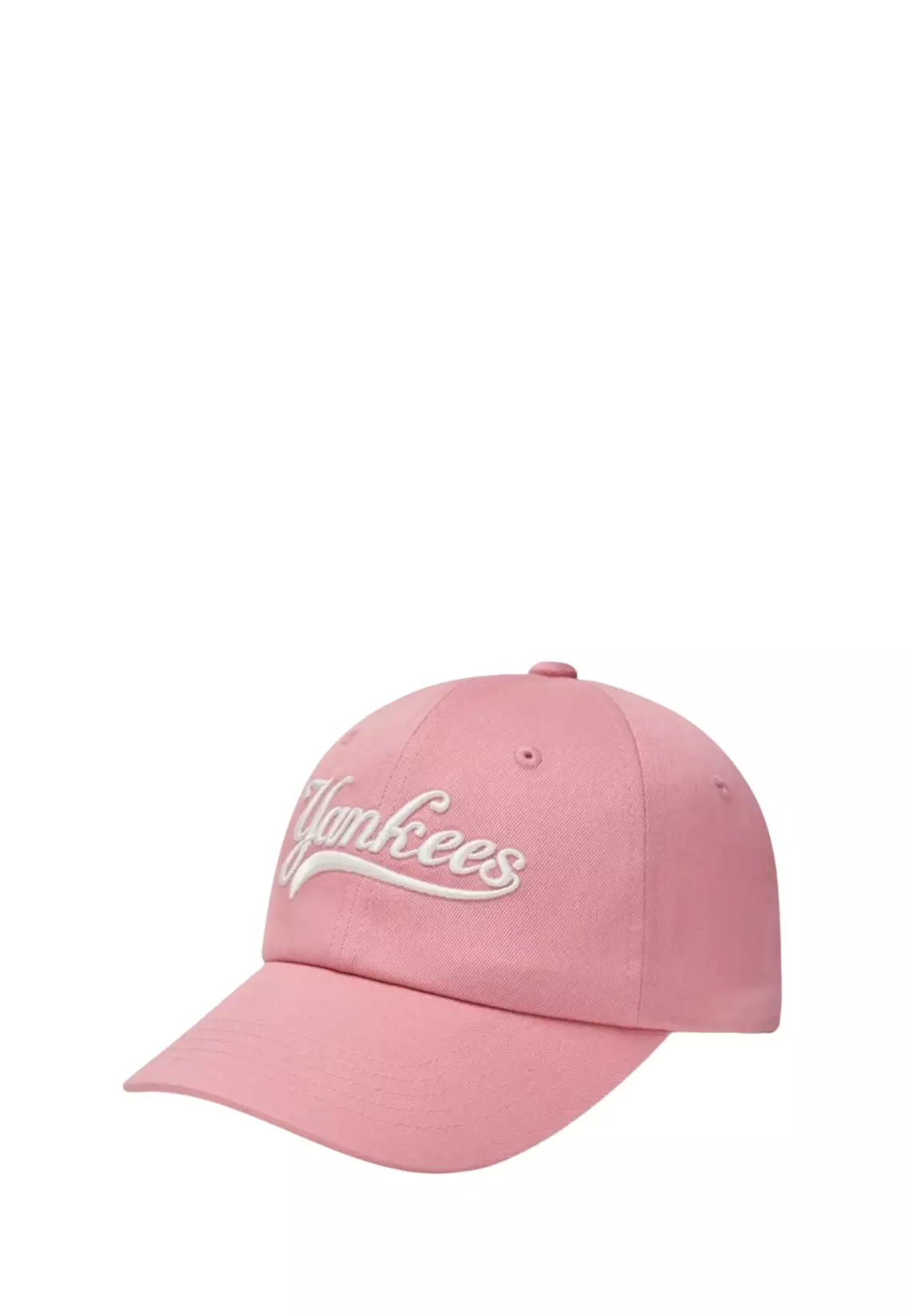 ◆MLB Korea◆ Cursive Lettering Unstructured Ball Cap NY Pin Jual MLB Korea Cursive Lettering Unstructured Ball Cap - NY