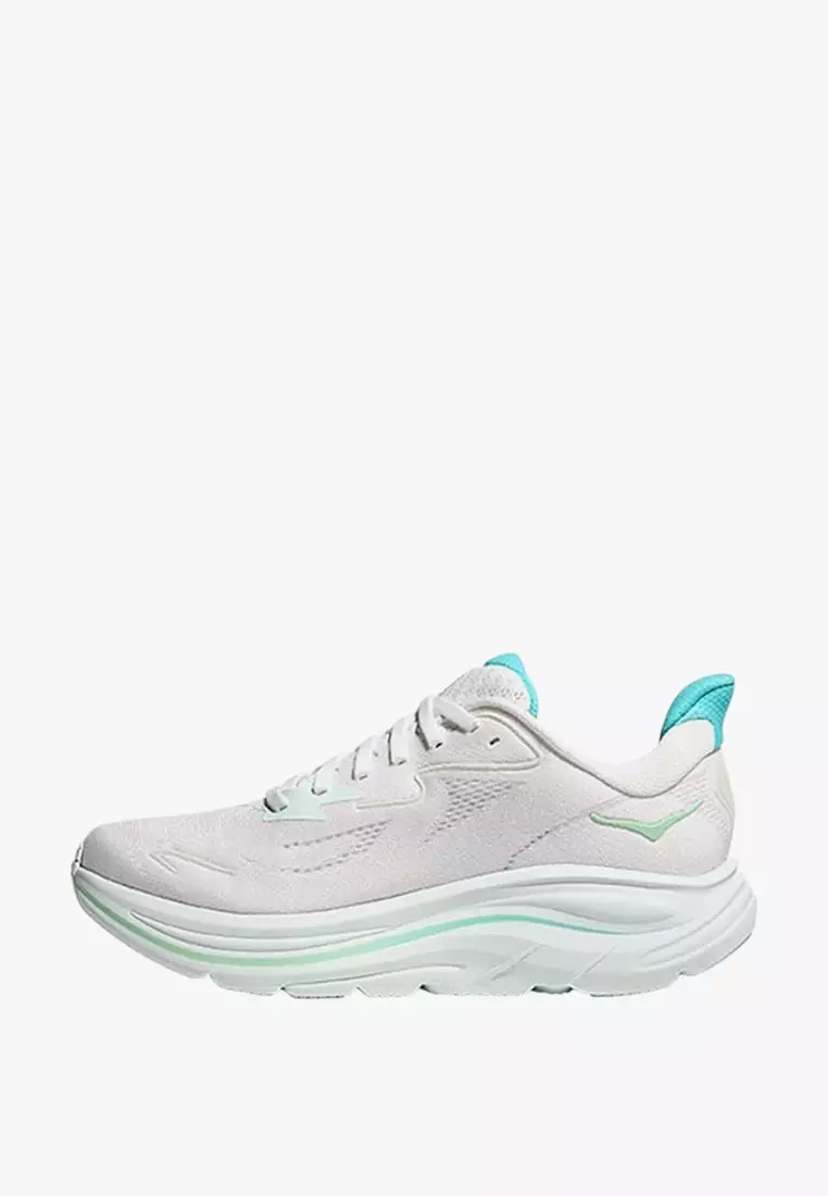 Clifton 10 Women's Running - White / Cielo Blue