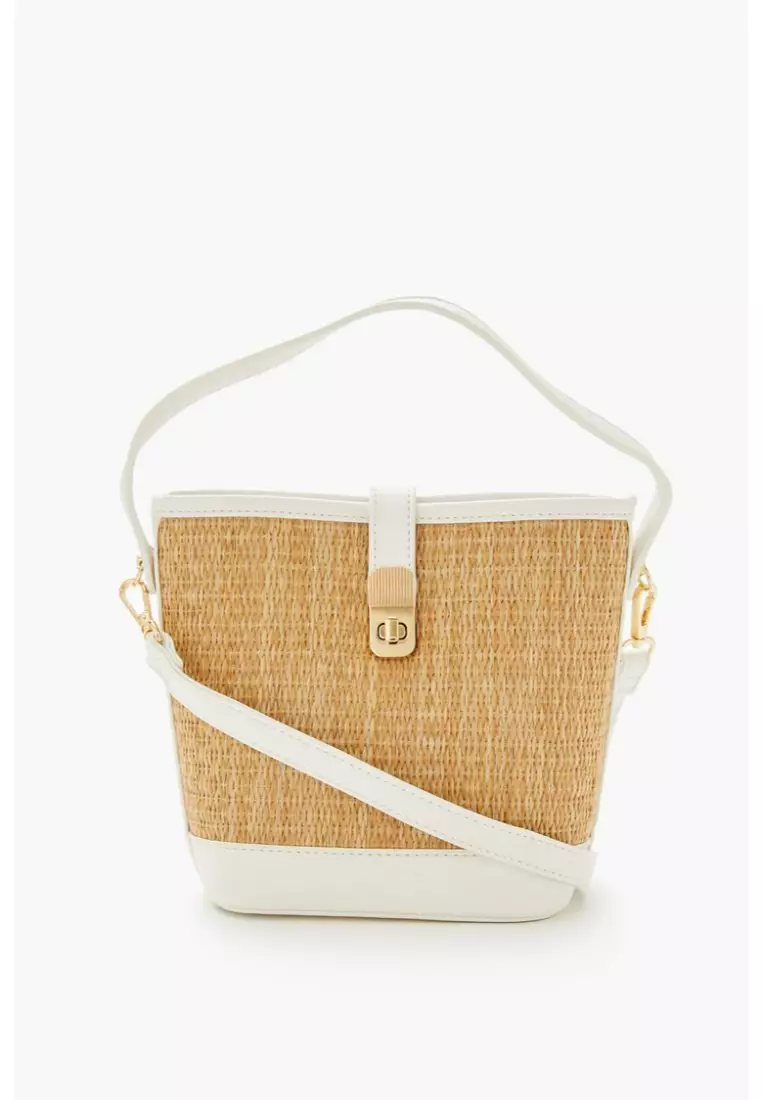 Forever 21 straw crossbody bag 2025