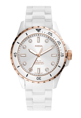 Fossil white FB-01 Watch CE1107 20836AC6197139GS_1