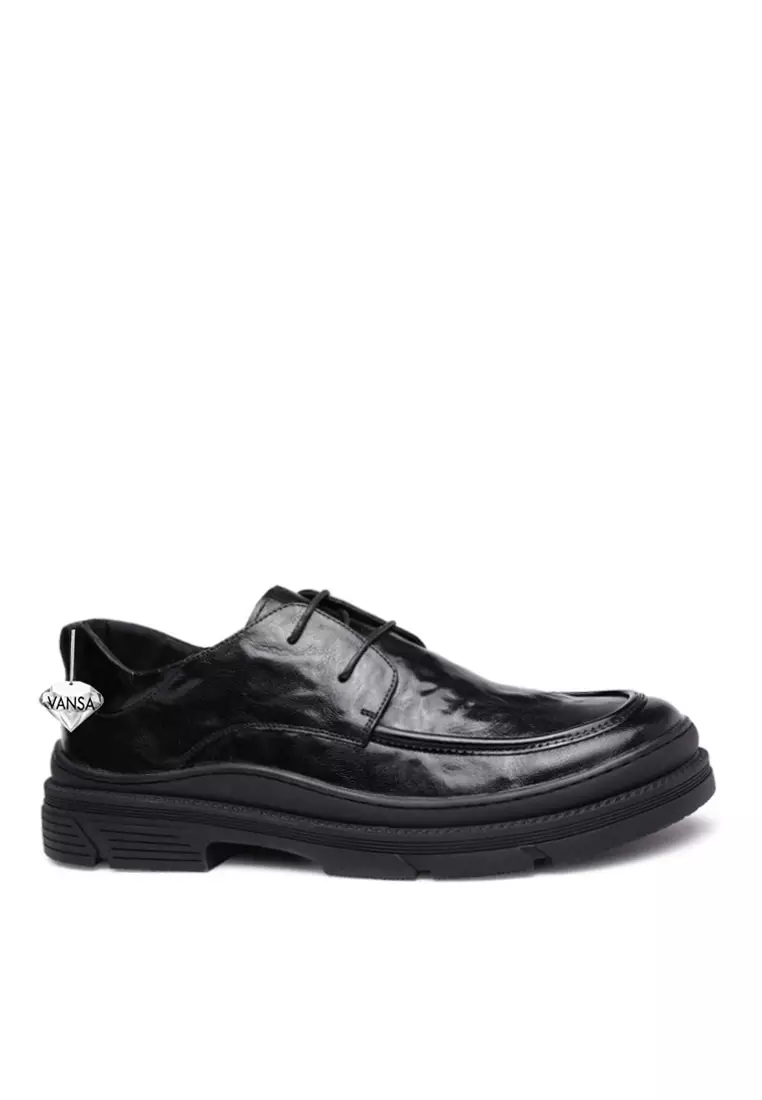 Discount on Twenty Eight Shoes  shoes - SKU: VANSA Top Layer Sheepskin Lace-up Casual Shoes VSM-F-225896