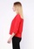 NE Double S red Ne Double S-Round Neckline with Chinese Knot Loose Fit Blouse A52DAAA7B08A4DGS_4