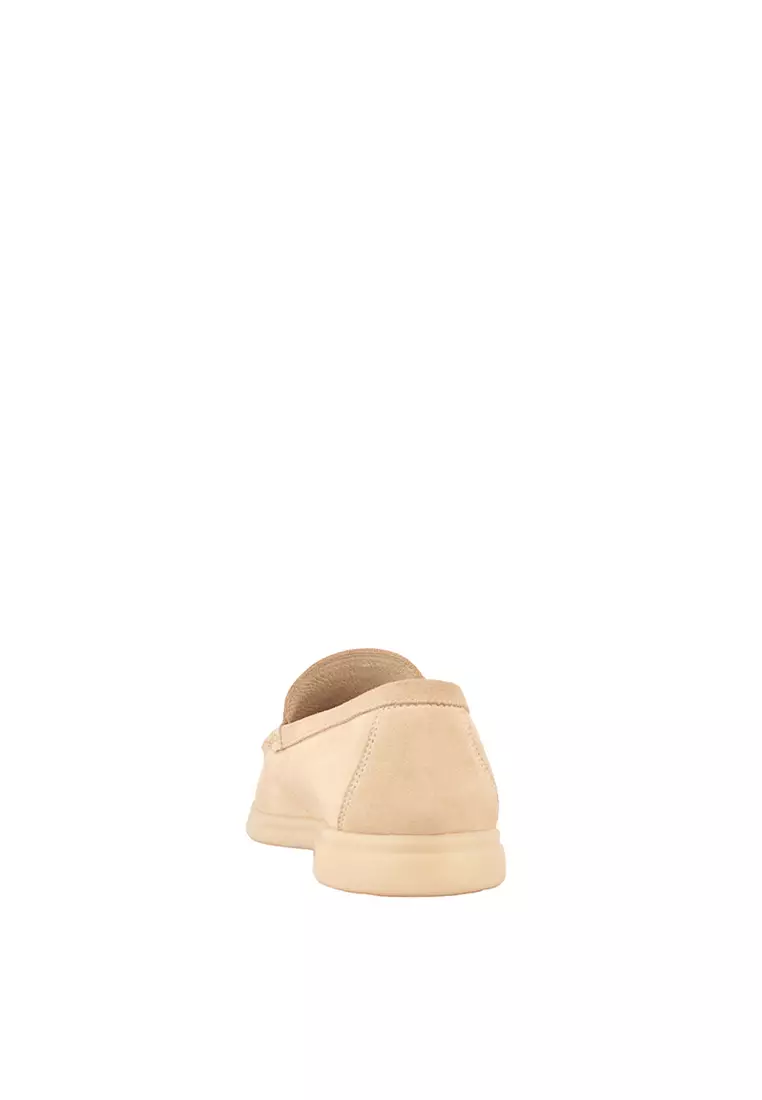 Sepatu Pria Casual Loafer Moccasin Gino Mariani Edison Beige