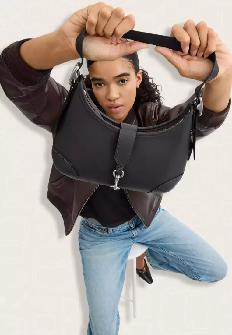 Coach Hamptons Hobo Bag Black