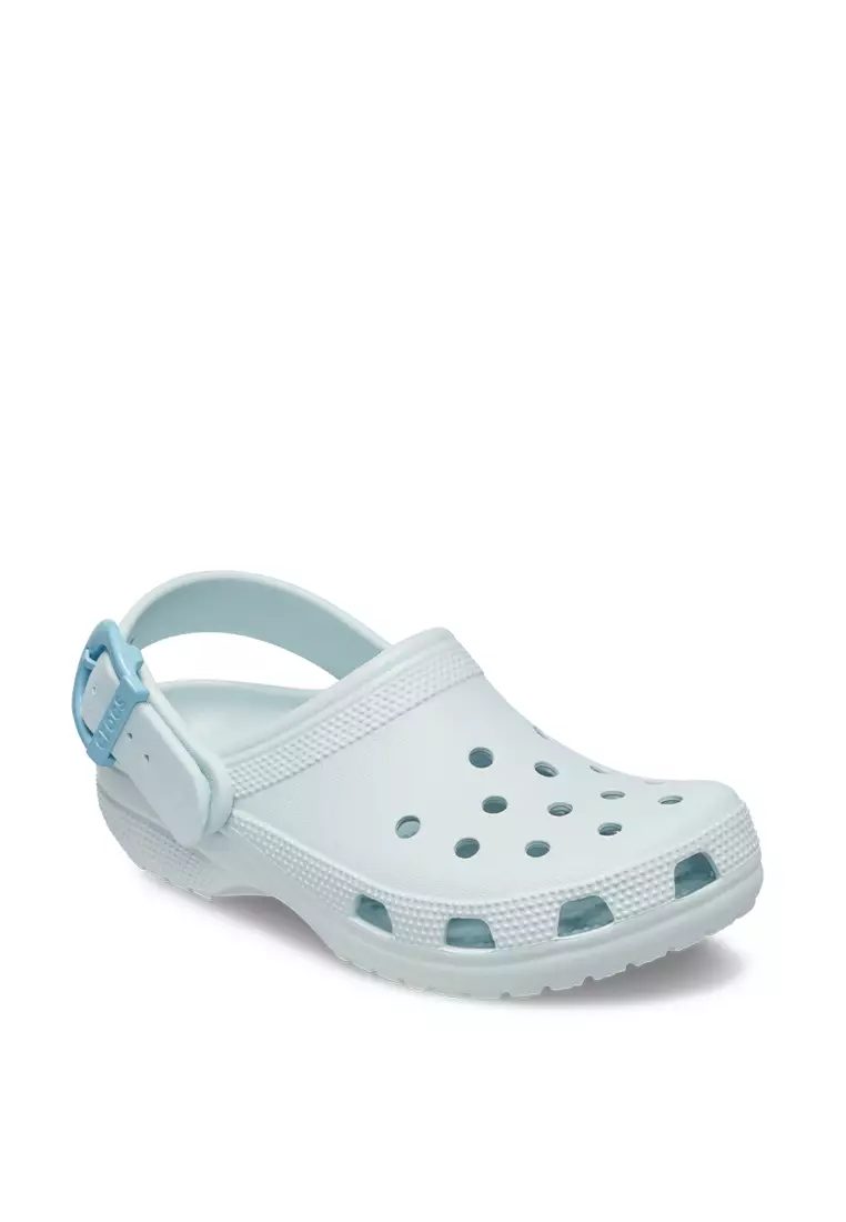 Crocs Unisex Classic Enamel Buckle Clog - Vapor Ice