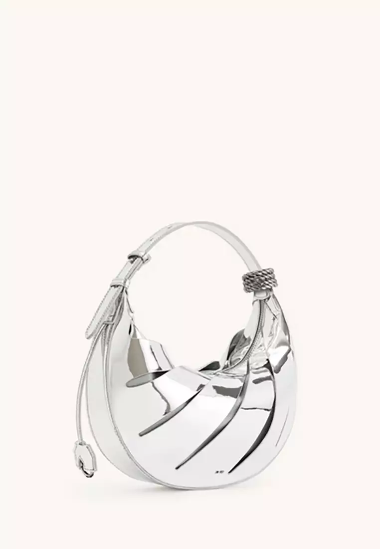 Jana Hollow Out Shoulder Bag - Silver