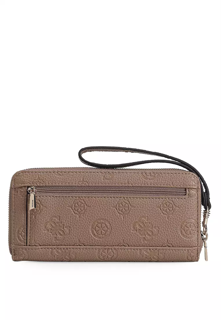 Guess Cresidia Slg Medium Zip Around Cüzdan Powder Blue