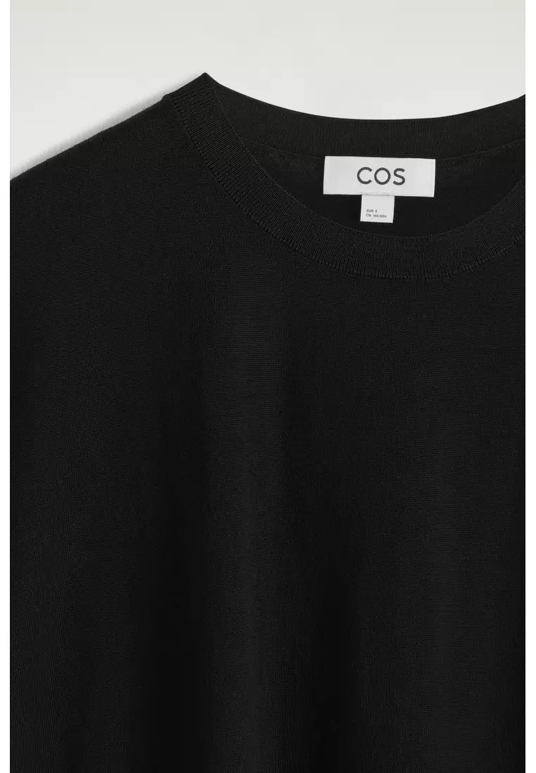 CIRCLE-CUT MERINO WOOL TOP