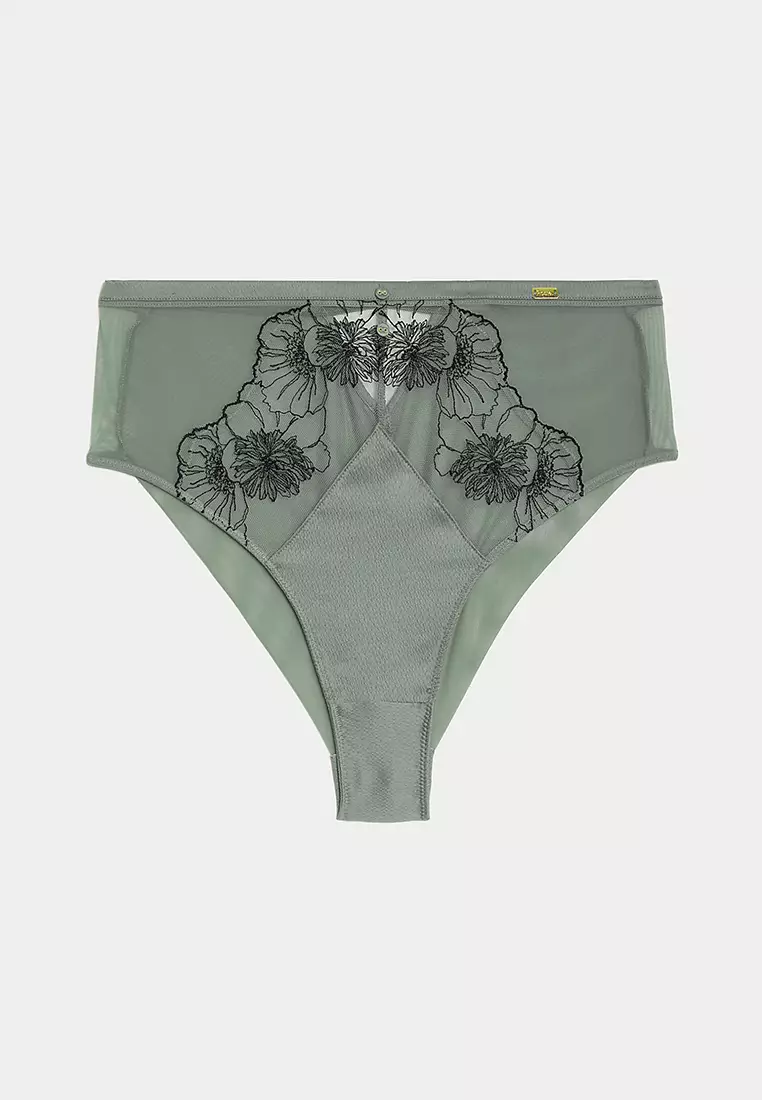 Zinna High Waisted Brazilian Knickers