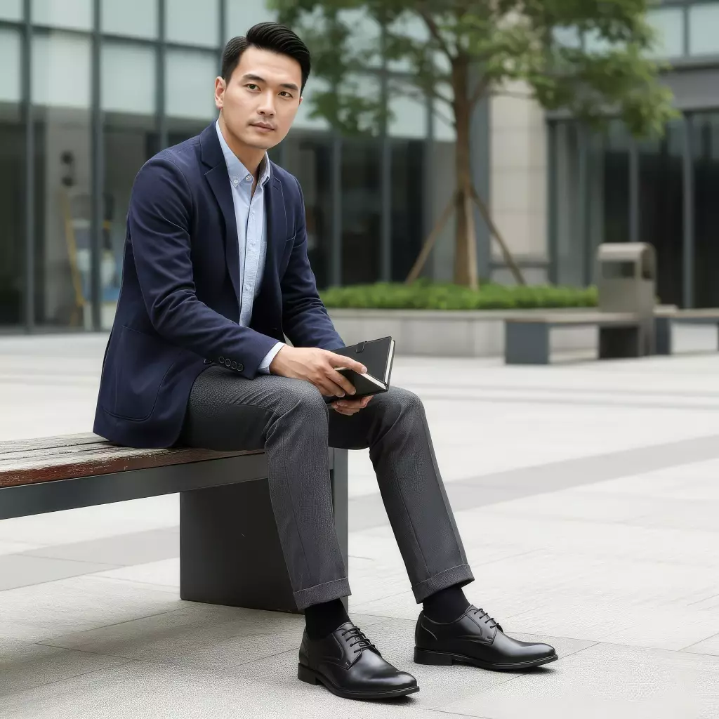 PAULMAY - Sepatu Formal Casual Pria Wina 65 Black