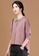 A-IN GIRLS pink Loose Doll Collar Long Sleeve Blouse DA4A5AAA7A1AECGS_2