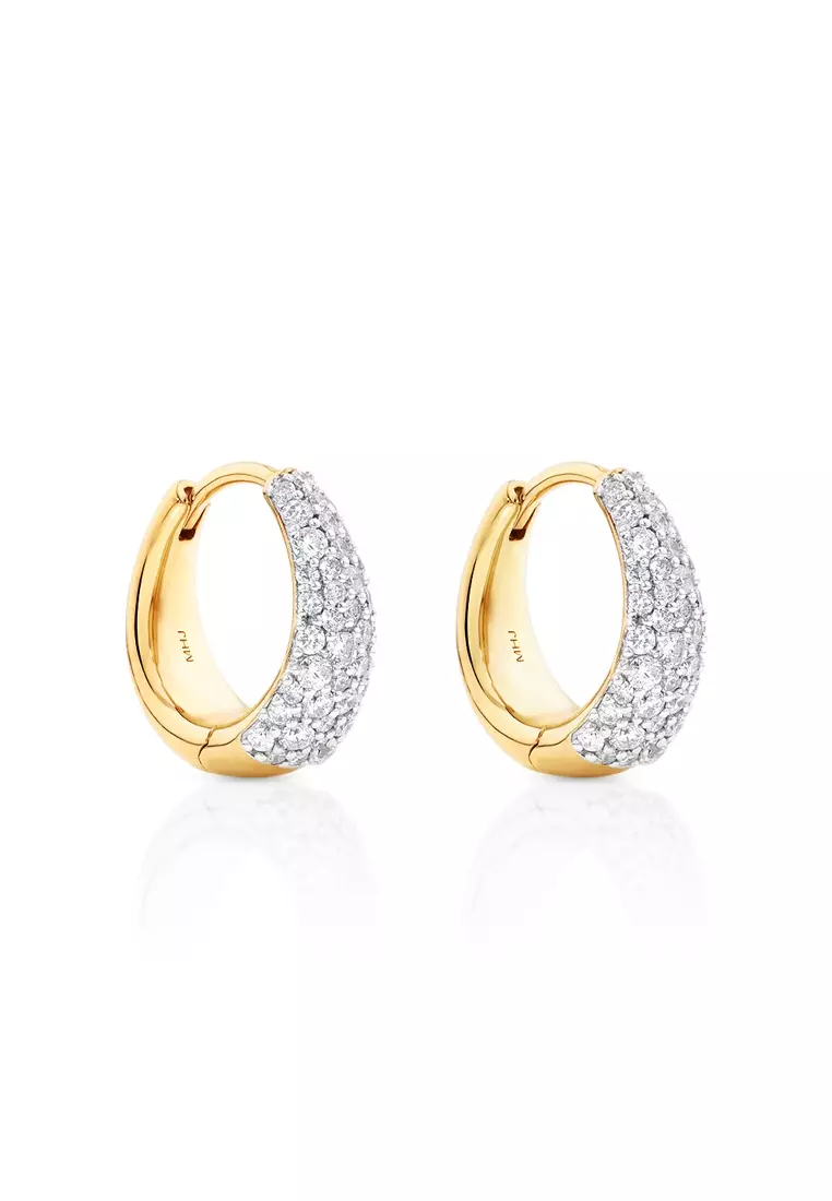 Gold hoops sale michael hill