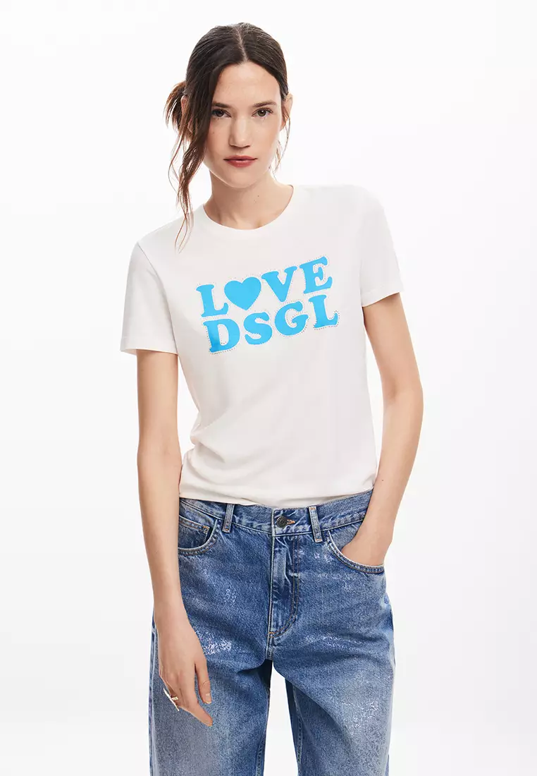 Desigual Woman Love Desigual T-shirt.