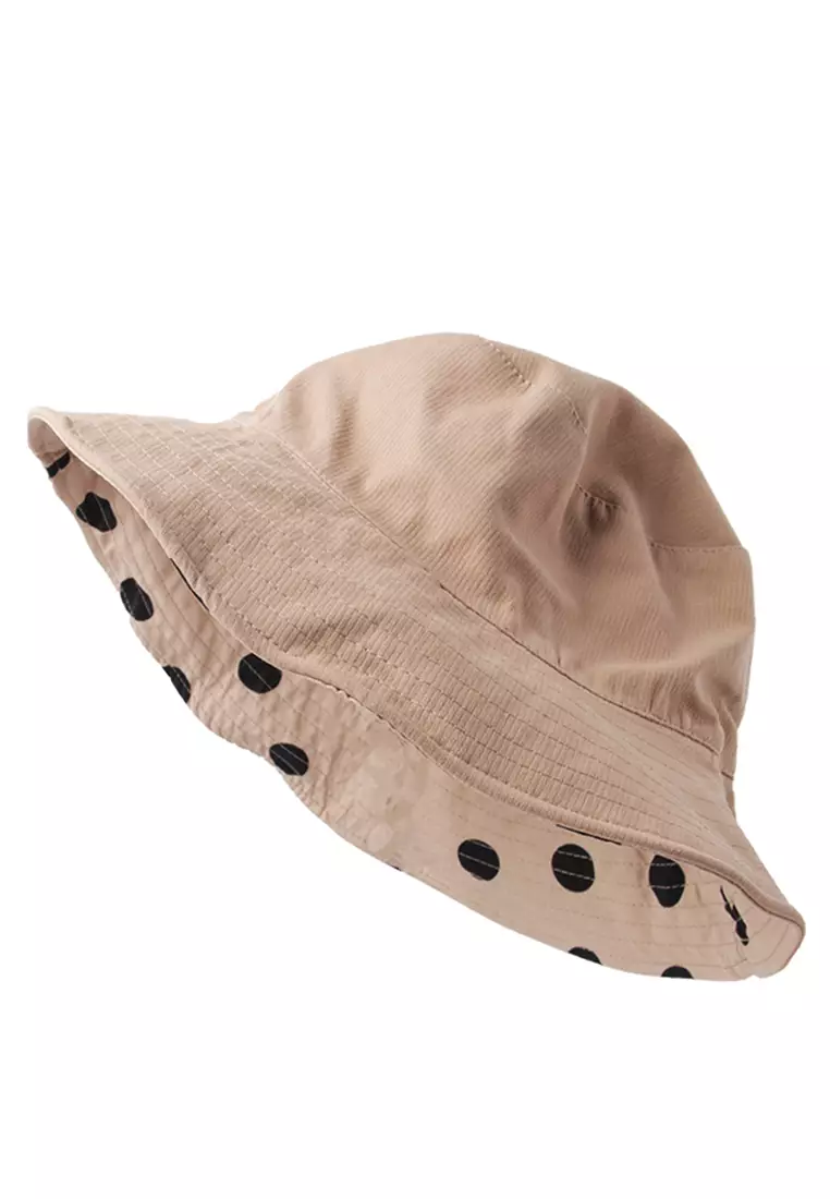 Stradivarius bucket hat in polka dot