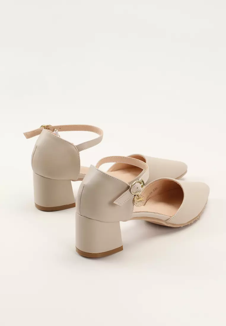 Ankle Strap Mid Heel TH546-59