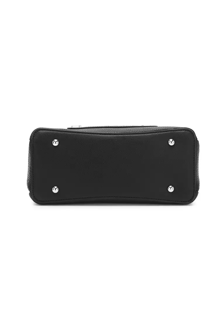 Top Handle Bag / Sling Bag / Crossbody Bag - Black