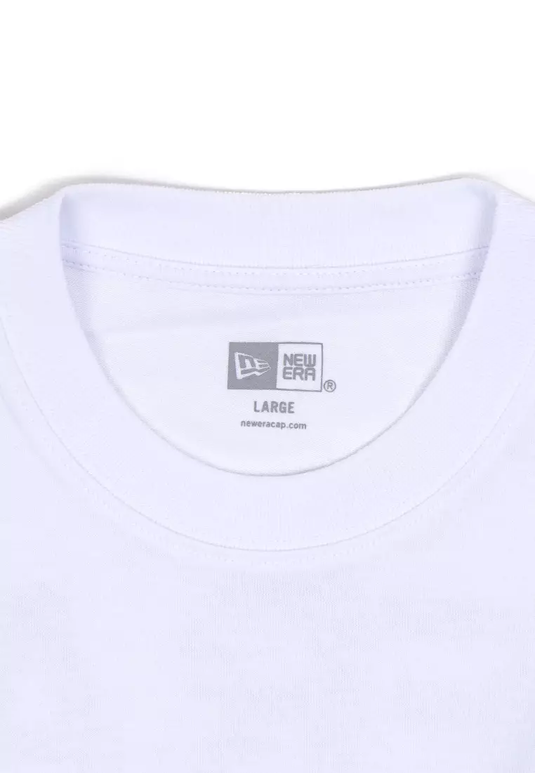 NE Wordmark 1920 White Oversized Short Sleeve T-Shirt