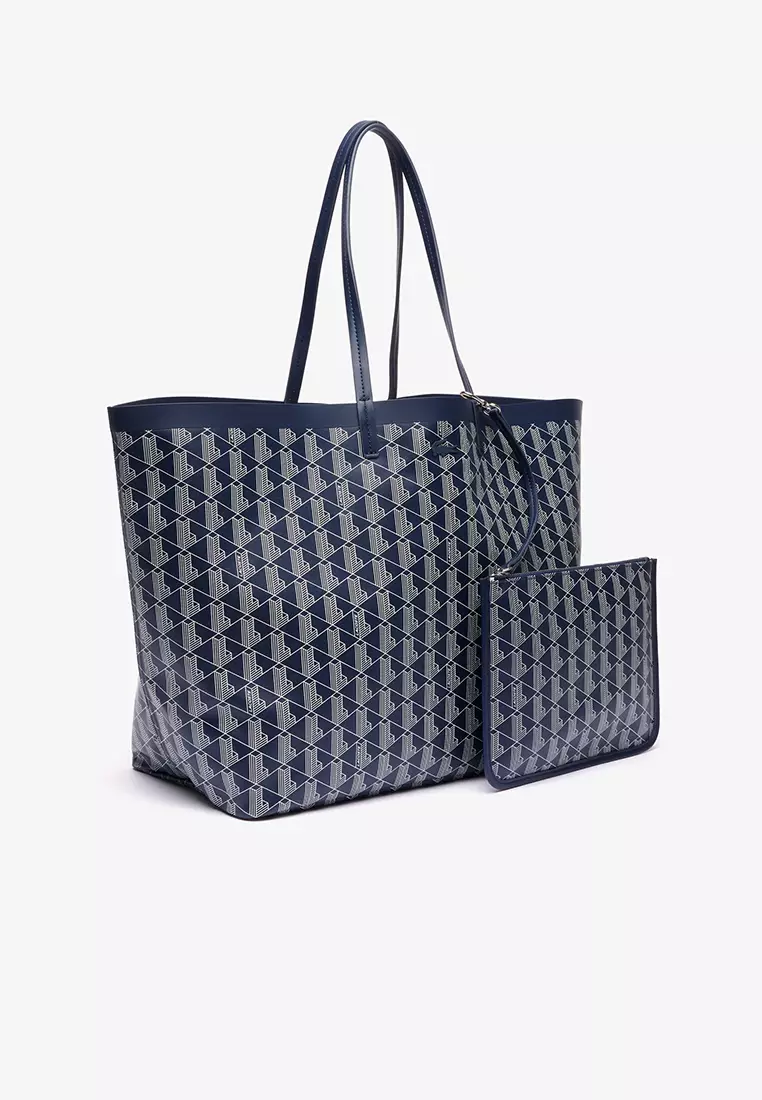 Buy Lacoste Zely Coated Canvas Large Tote 2024 Online | ZALORA Philippines