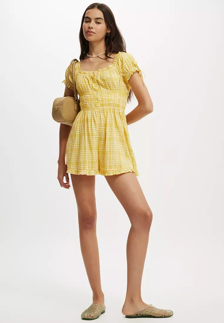 Sadie Button Through Playsuit