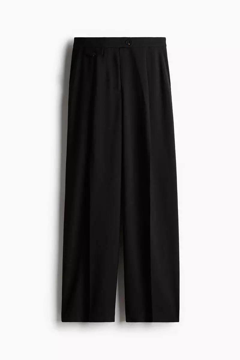 Crease-leg trousers