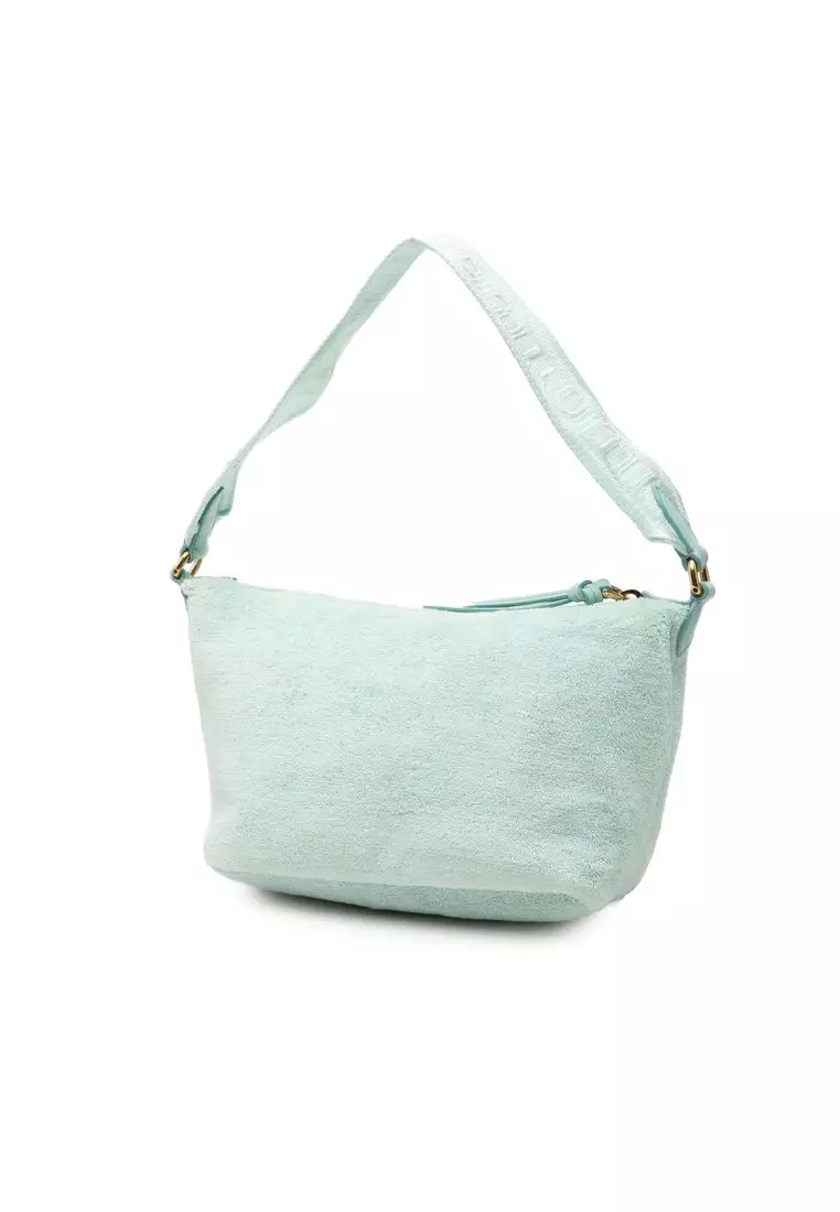 Pre-Loved Miu Miu Terry Cloth Logo Handbag