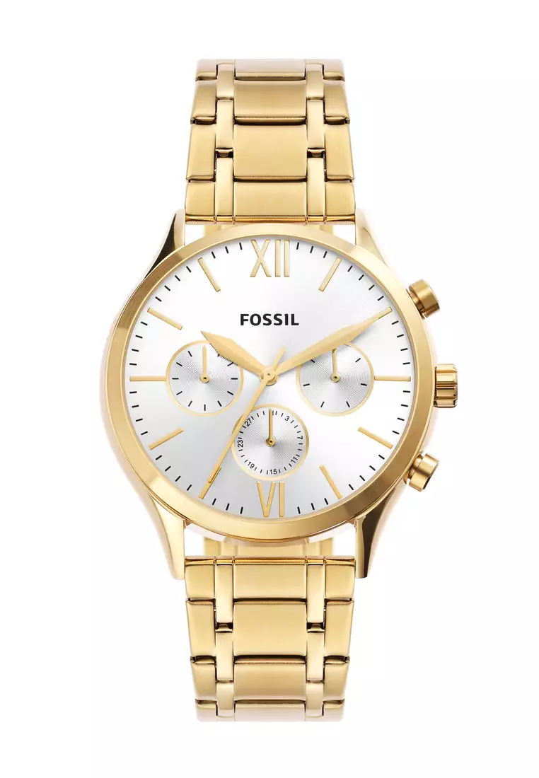 Fossil Male s Fenmore gold Stainless Steel Watch BQ2809