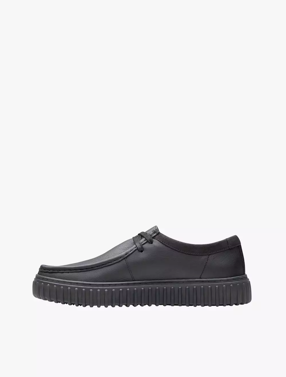 Clarks Torhill Lo Black Leather