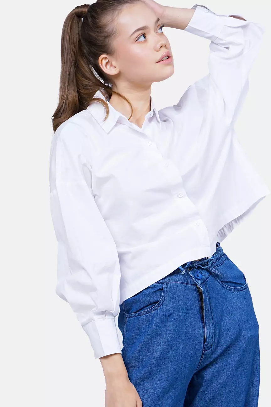 Kemeja Wanita Faye White