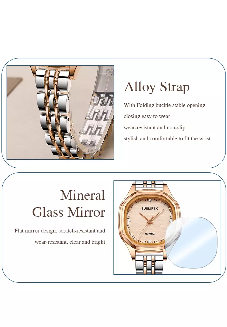 Jam Tangan Wanita 6015 Kecil Elegan Simpel Analog Korea Jam Tangan Cewek Original silverrose