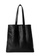 MIAJEES LEATHER black Leather Tote Bag  78B07AC4A20D59GS_1