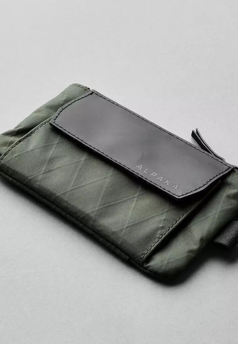 Alpaka Zip Pouch Coin - Dark Green VX21