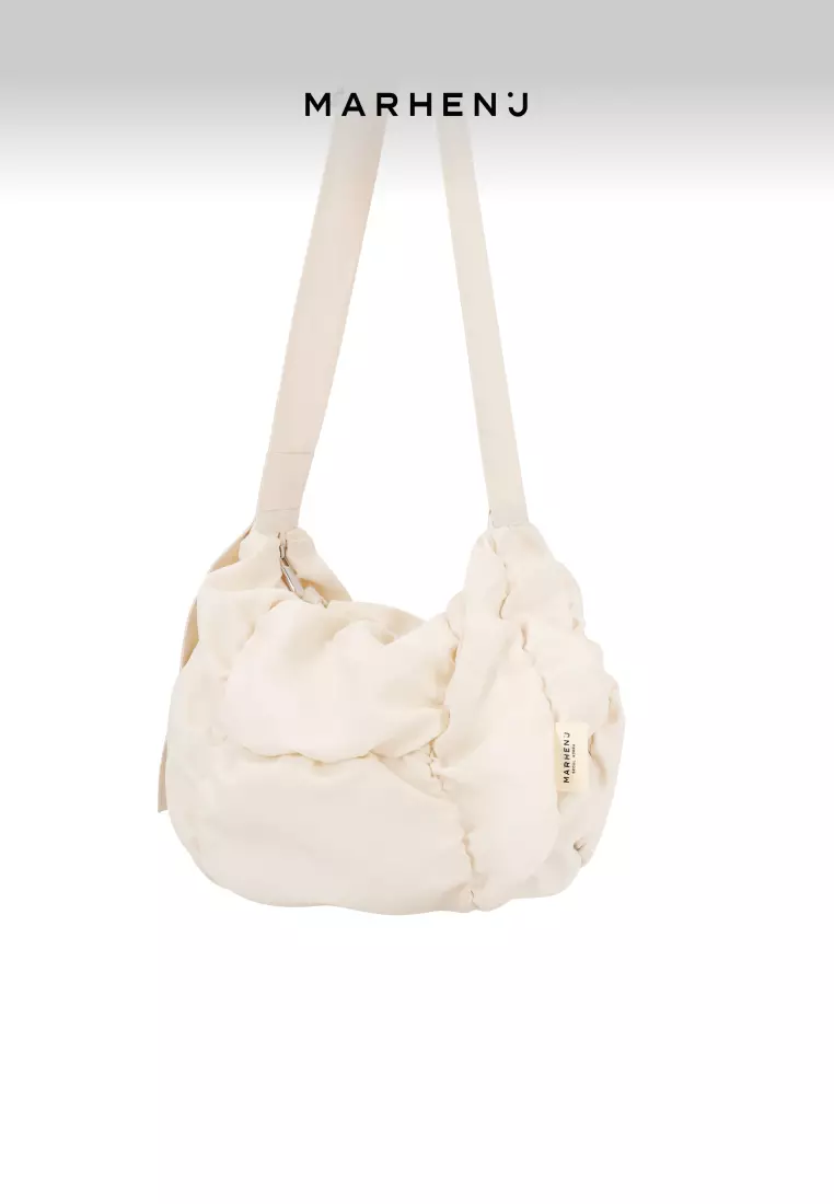 POPCORN SWING Nylon Crossbody Bag Ivory