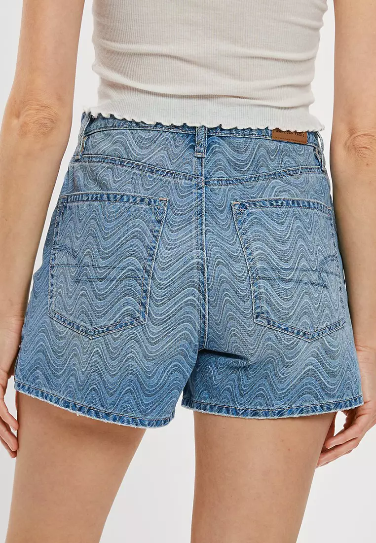 high waisted boyfriend shorts