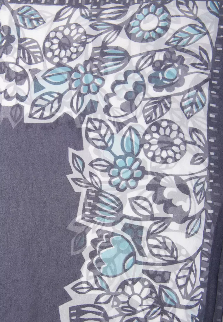 See Through Floral One Piece Dress K20052105