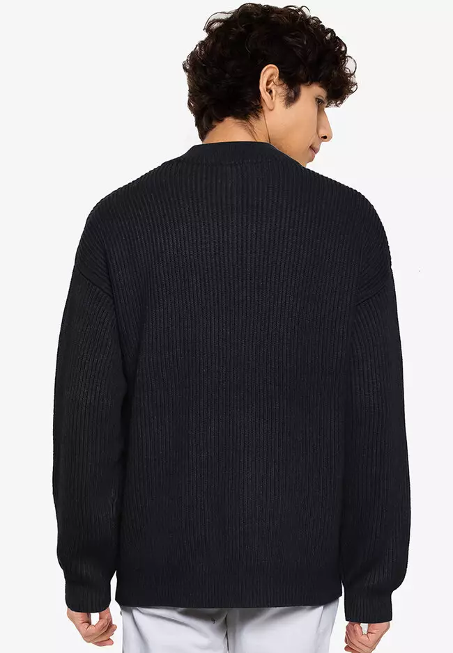 Buy French Connection Rib Knit Zip Through Bomber Jacket 2025 Online ...