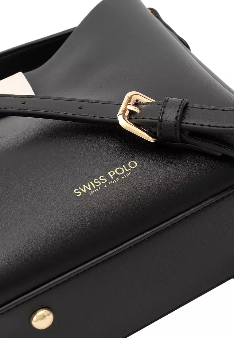 2-In-1 Top Handle Bag Sling Bag & Sling Bag (二合一 手拿袋 & 斜孭袋) - 黑色