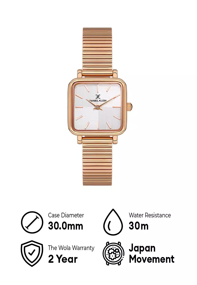 Daniel Klein Fiord Women s Analog Watch DK.1.13474 4 with Rose Gold Mesh Strap Watch for Women