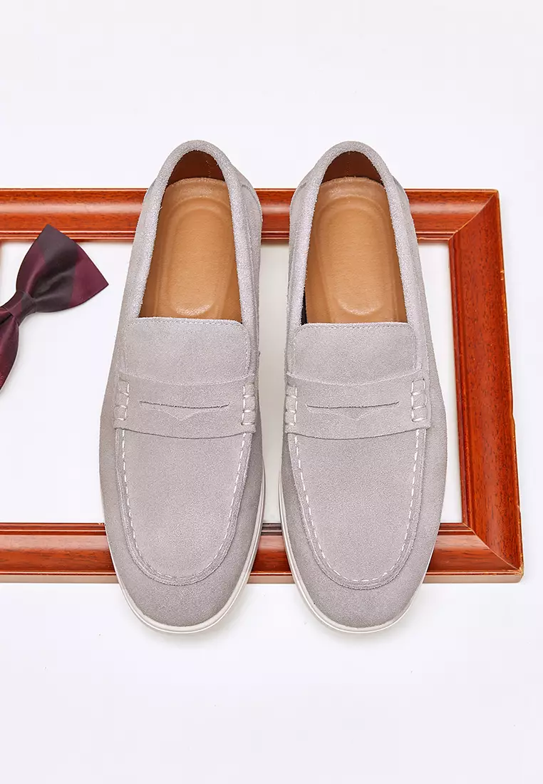 Cow Suede Penny Loafers KB8848-2