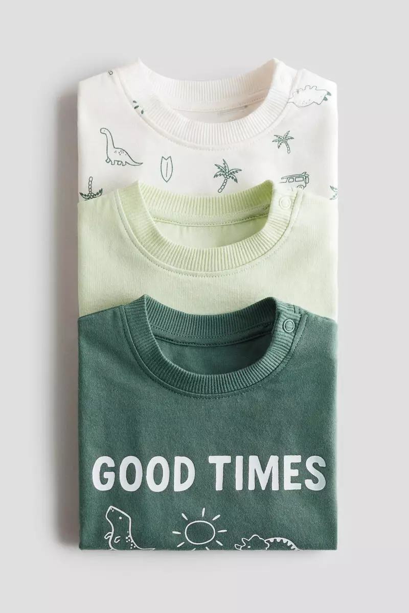 3-pack cotton T-shirts