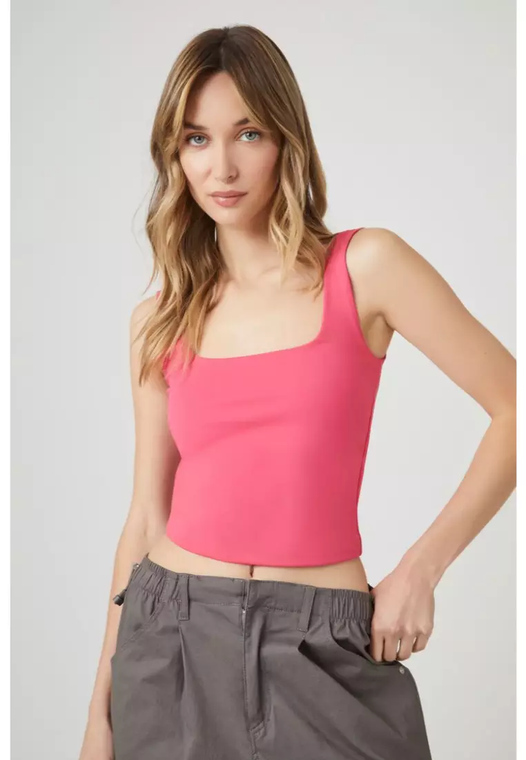 Pink tank top forever 21 discount