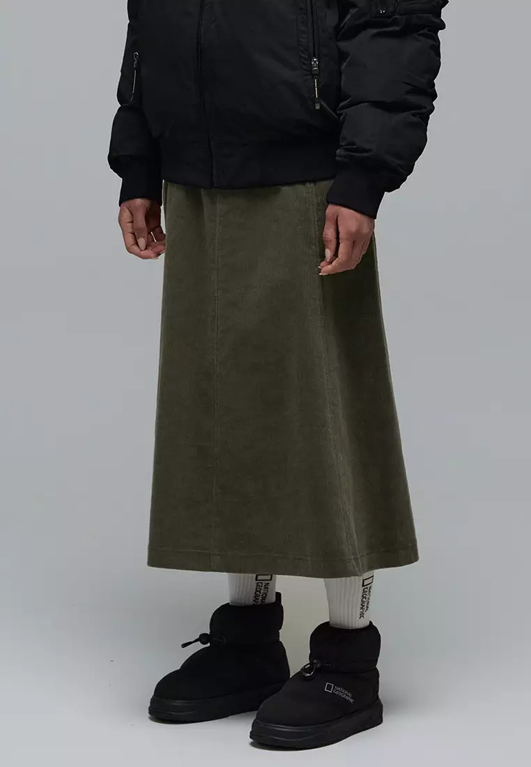 女裝燈芯絨半截裙