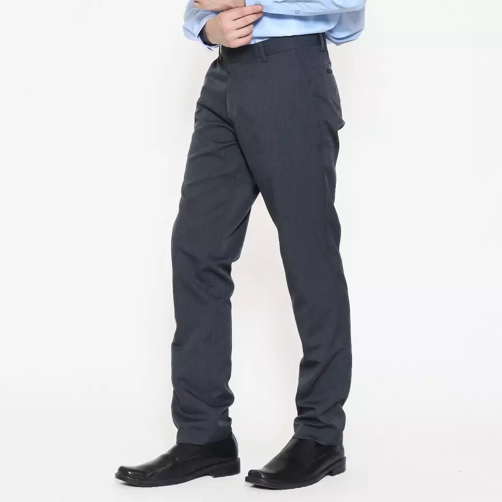 Schoeller Celana Panjang Formal Pria Slim Fit – Dark Grey – SHQCFSFTQB201QPLSQNM