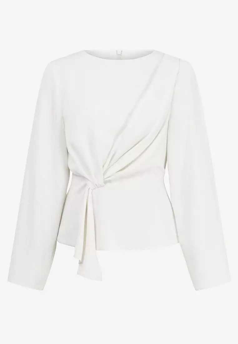 Melody Long Sleeve Draped Top