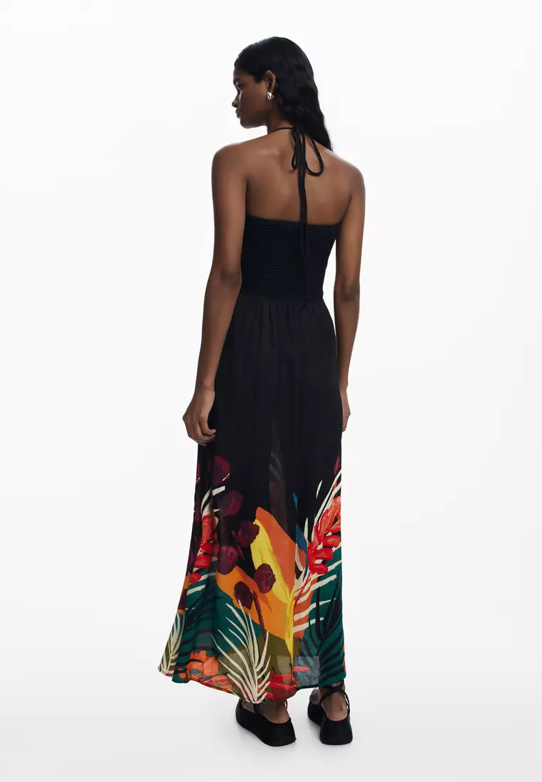 Tropical maxi dress