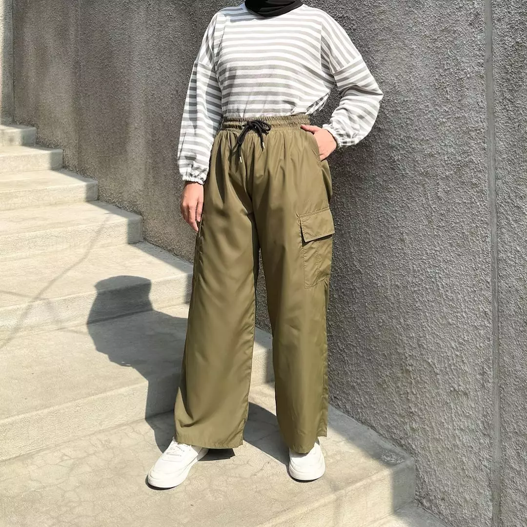 Alia Kulot (Celana Panjang Kargo Muslimah)