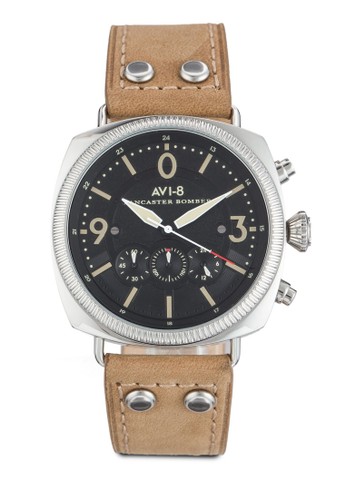 Lancaster Bomber 真皮手esprit 工作錶, 錶類, 飾品配件