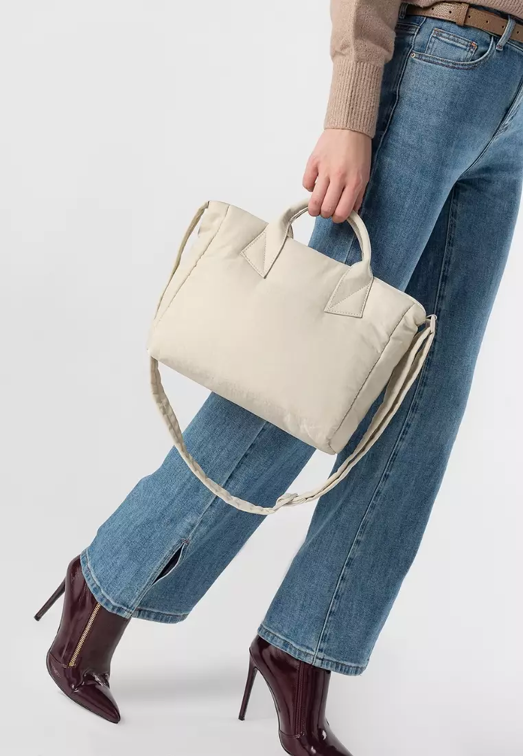 Poofah Tote Bag - Beige